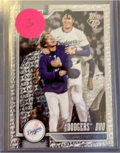 2026 Topps Series 1 #265 Dodgers Duo Shohei Ohtani Yoshinobu Yamamoto — front