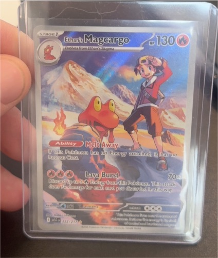 2022 Pokémon Ascended Heroes #222 Ethan's Magcargo — front