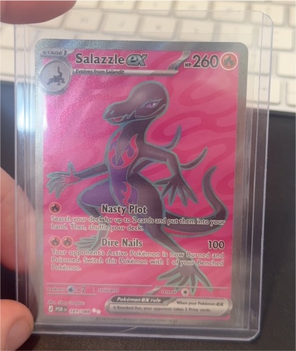 2017 Pokémon Sun & Moon #101 Salazzle ex — front