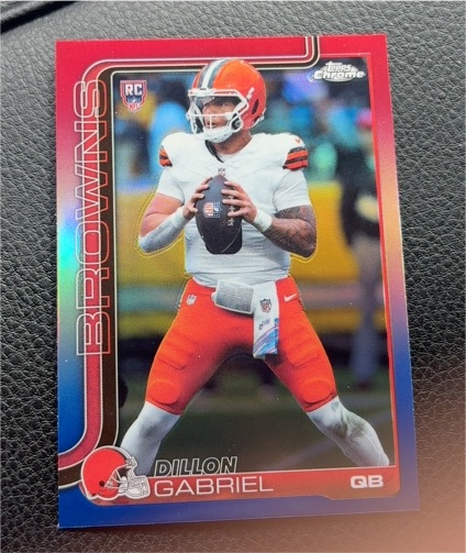 2025 Topps Chrome #317 Dillon Gabriel — front