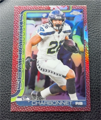 2025 Topps Chrome #279 Zach Charbonnet — front
