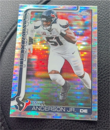 2025 Topps Chrome #121 Will Anderson Jr — front