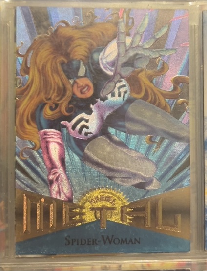 1995 Fleer Marvel Metal #26 Spider-Woman — front