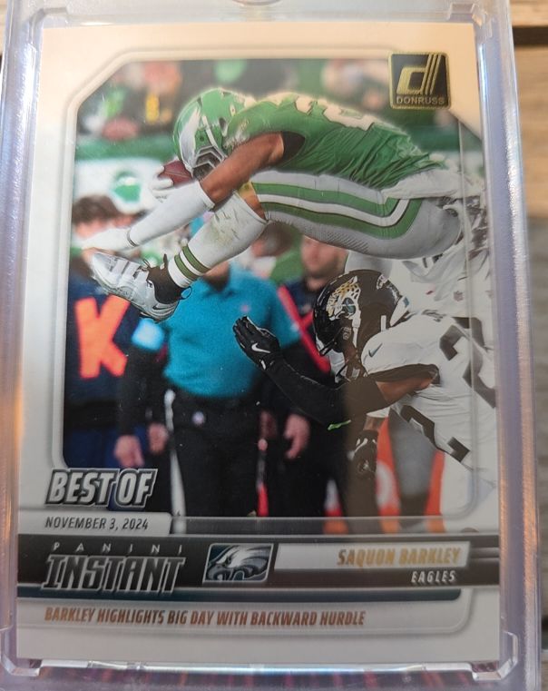 2024 Panini Instant Best Of #128 Saquon Barkley — front