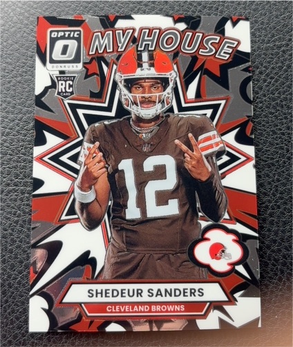 2025 Donruss Optic My House #5 Shedeur Sanders — front