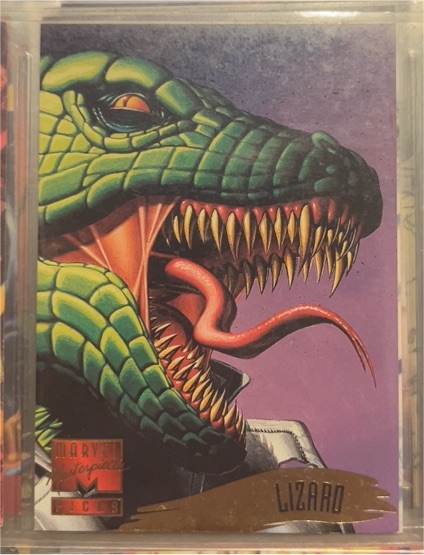 1995 Marvel Masterpieces #130 Lizard — front