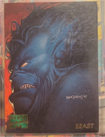 1995 Fleer Marvel Masterpieces #7 Beast — front