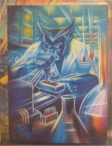 1995 Fleer Marvel Masterpieces #9 Beast — front