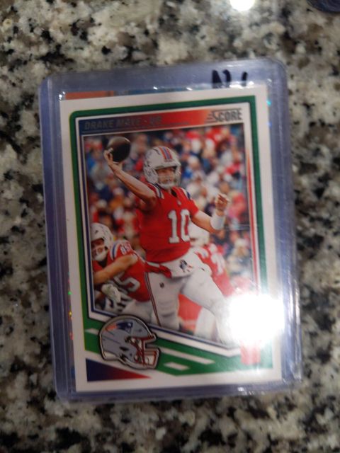 2025 Panini Score #27 Drake Maye — front