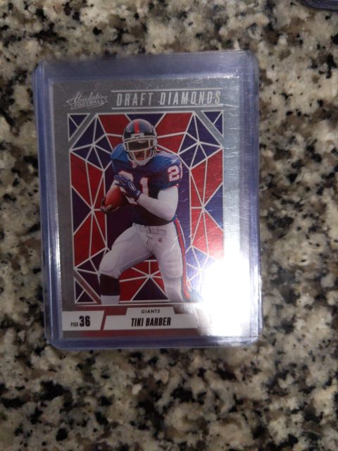 2024 Panini Absolute Draft Diamonds #DD-TBR Tiki Barber — front