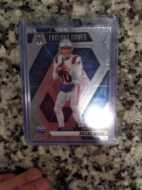 2025 Panini Mosaic #258 Drake Maye England Games — front