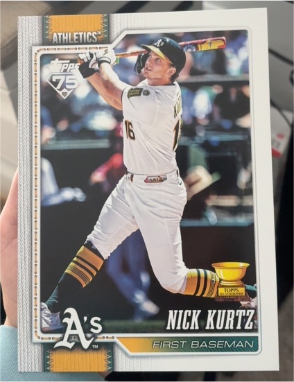 2026 Topps Series 1 #97 Nick Kurtz — front