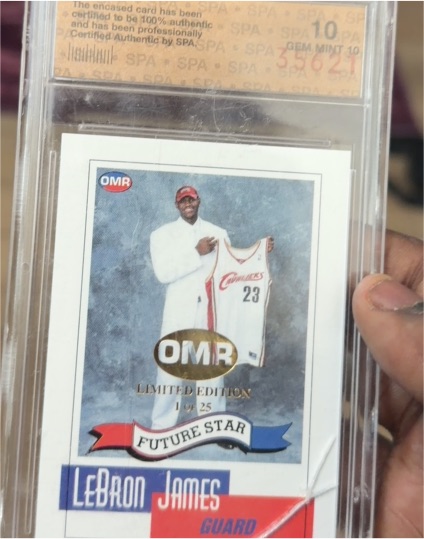 2003 OMR #NNO LeBron James Future Star Rookie — front