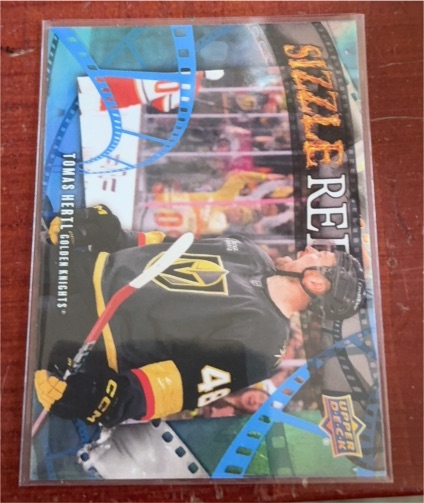 2025-26 Upper Deck #SR-58 Tomas Hertl Sizzle Reel Vegas Golden Knights — front