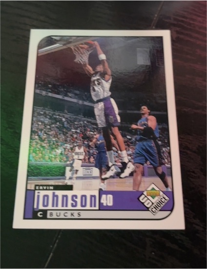 1998 UD Choice #78 Ervin Johnson — front