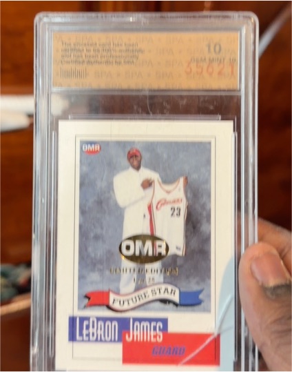 2003 OMR Future Star #NN0 LeBron James — front