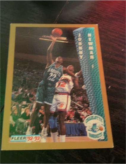 1992-93 Fleer #26 Johnny Newman — front
