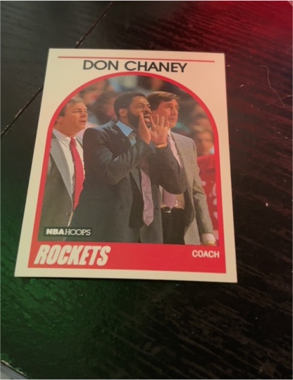 1989 NBA Hoops #123 Don Chaney — front