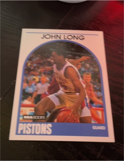 1989-90 NBA Hoops #167 John Long — front