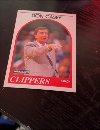 1989-90 NBA Hoops #107 Don Casey — front