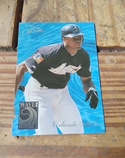 1994 Fleer Flair Wave of the Future #7 Orlando Miller — front