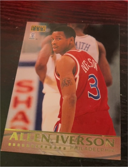 1997-98 Fleer #3 Allen Iverson — front