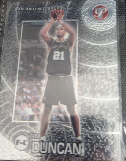 2002-03 Topps Pristine #6 Tim Duncan — front