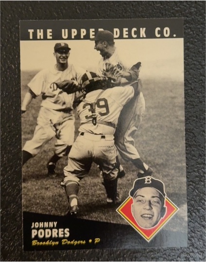 1994 Upper Deck All-Time Heroes #63 Johnny Podres — front