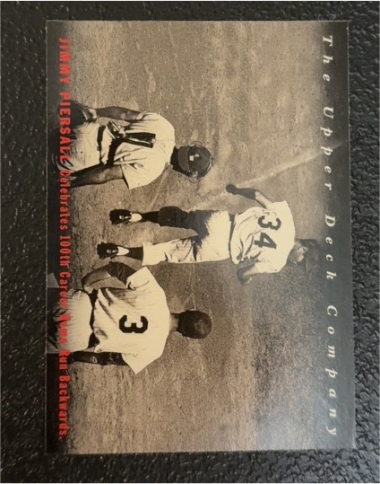 1994 Upper Deck All-Time Heroes #13 Jimmy Piersall — front