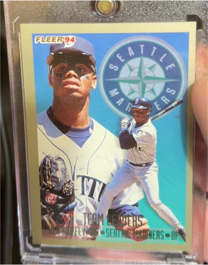 1994 Fleer #12 Ken Griffey Jr. Team Leaders — front