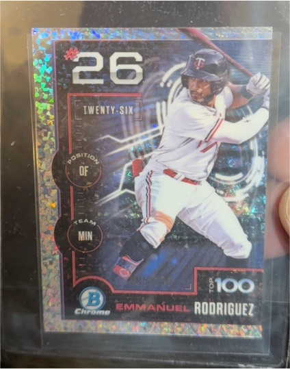 2025 Bowman Chrome #BTP-26 Emmanuel Rodriguez — front