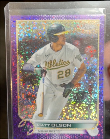 2022 Topps Chrome #148 Matt Olson — front