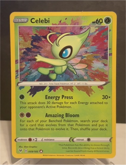2020 Pokémon Vivid Voltage #009 Celebi — front