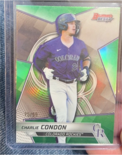 2025 Topps Bowman's Best #TP-8 Charlie Condon — front