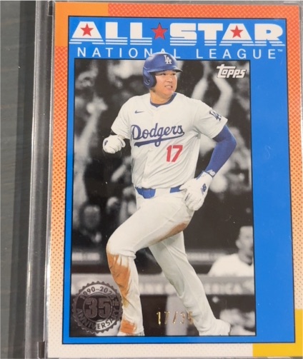 2025 Topps Series 2 Shohei Ohtani #90AS-2 All Star 35th Anniversary Dodgers — front