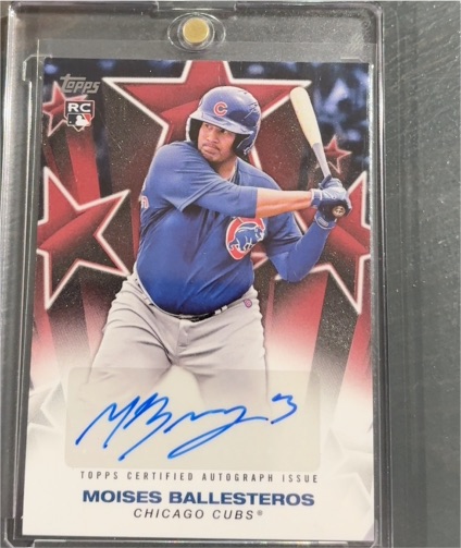2025 Topps Update MMAU-MB Moises Ballesteros Orange Auto /25 — front