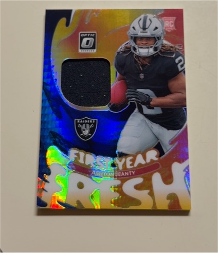 2025 Panini Donruss Optic First Year Fresh #FYFBH-AJY Ashton Jeanty — front