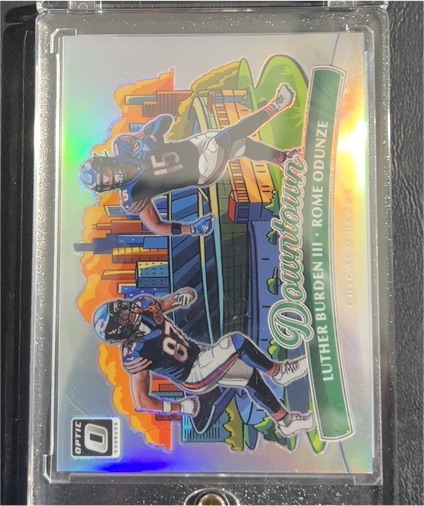 2025 Panini Donruss Optic #10 Luther Burden III Rome Odunze Downtown Duos — front