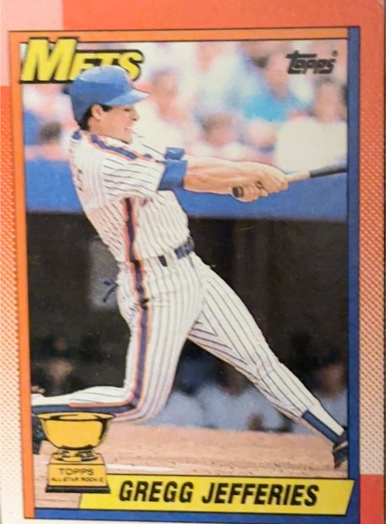 1990 Topps #457 Gregg Jefferies — front