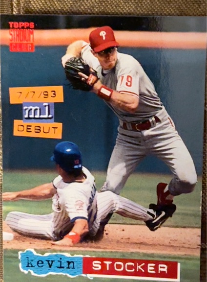 1994 Topps Stadium Club #444 Kevin Stocker — front