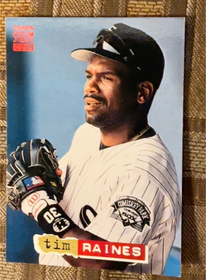 1994 Topps Stadium Club #350 Tim Raines — front