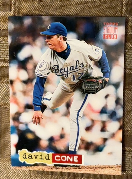 1994 Topps Stadium Club #292 David Cone — front