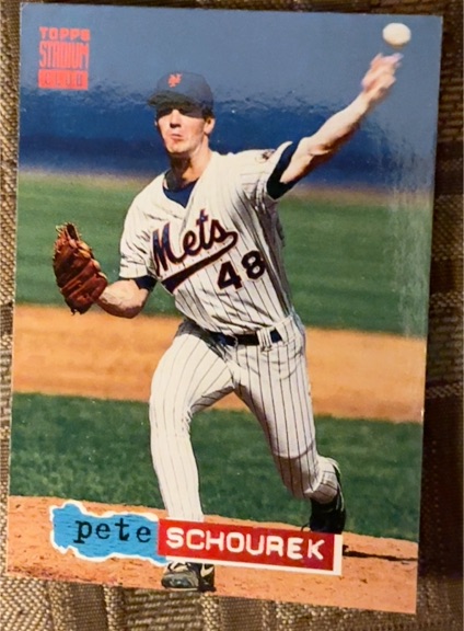 1994 Topps Stadium Club #439 Pete Schourek — front