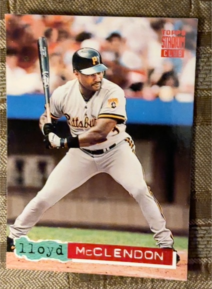 1994 Topps Stadium Club #511 Lloyd McClendon — front