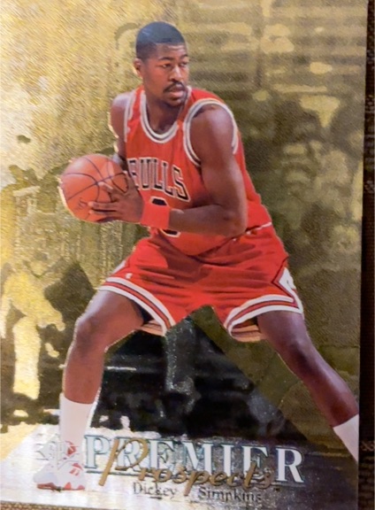 1994-95 SP Premier Prospects #20 Dickey Simpkins — front