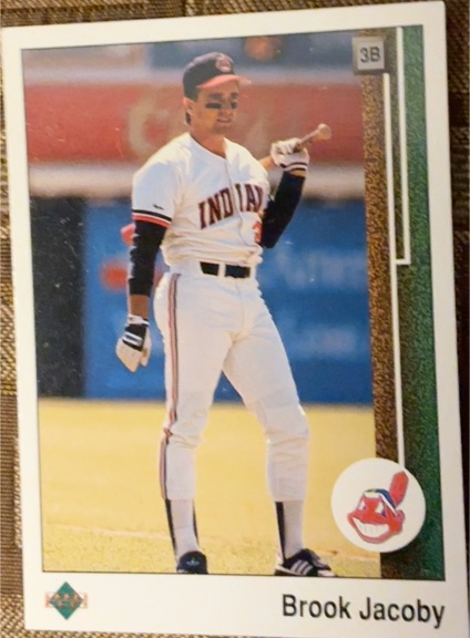 1989 Upper Deck #198 Brook Jacoby — front