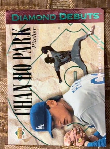 1994 Upper Deck #520 Chan Ho Park Diamond Debuts — front