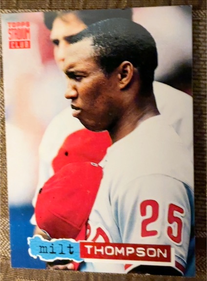 1994 Topps Stadium Club #355 Milt Thompson — front