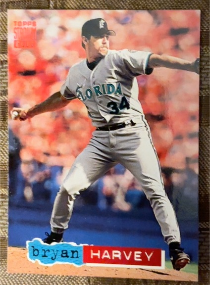 1994 Topps Stadium Club #452 Bryan Harvey — front