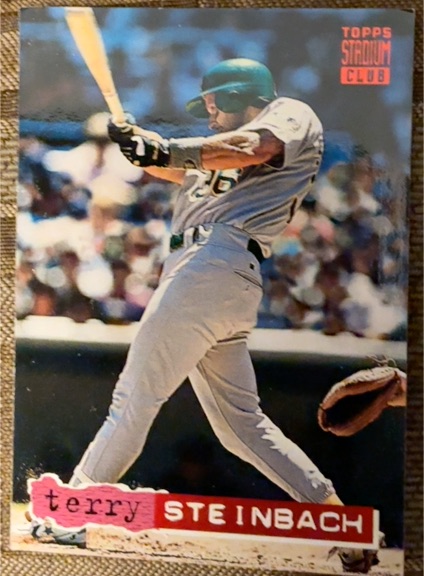1994 Topps Stadium Club #346 Terry Steinbach — front